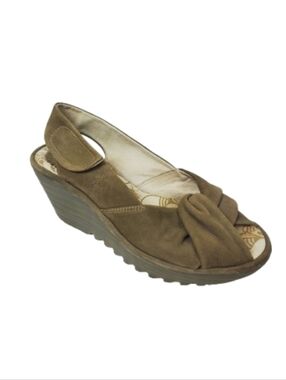 FLY LONDON Yakin Suede Wedge Heels